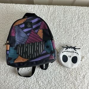 Disney The Nightmare Before Christmas Mini Backpack Jack Skellington Coin Purse